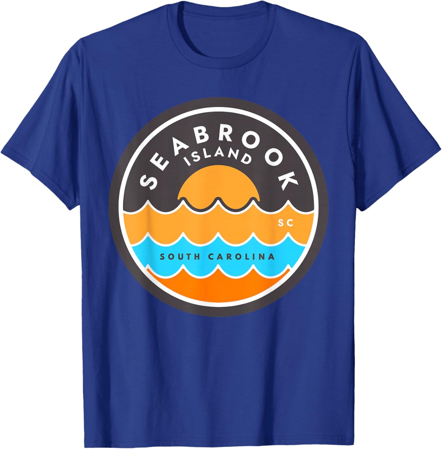 Seabrook Island Beach South Carolina SC Summer Vacation T-Shirt - T-Shirt | Royal