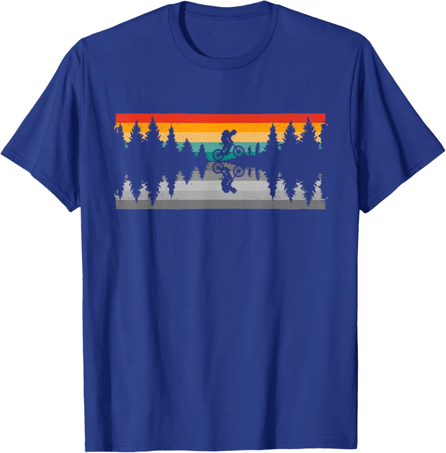 Reflection MTB Mountain Bike Apparel - MTB Mountain Bike T-Shirt - T-Shirt | Royal
