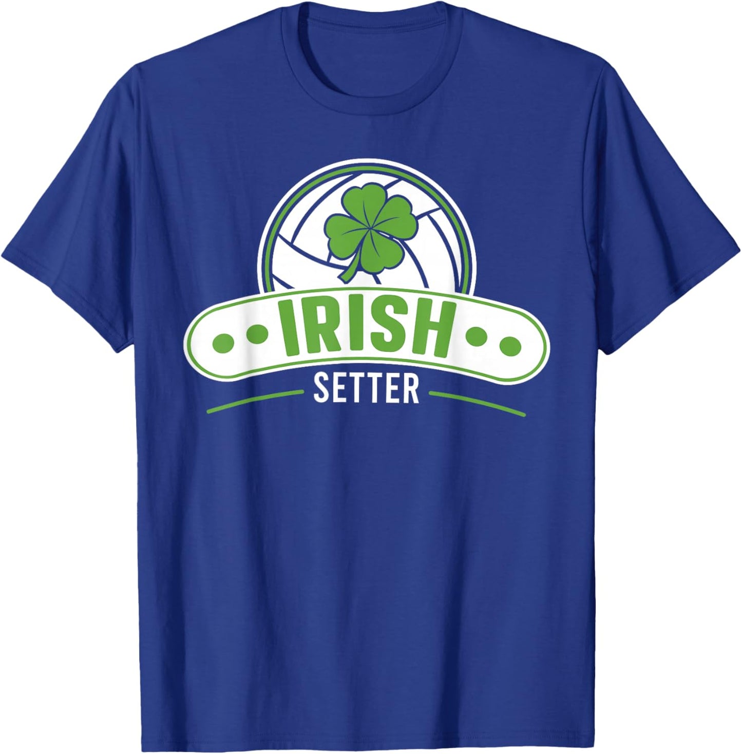 Volleyball Irish Setter Awesome Fun Volleyball T-Shirt - T-Shirt | Royal
