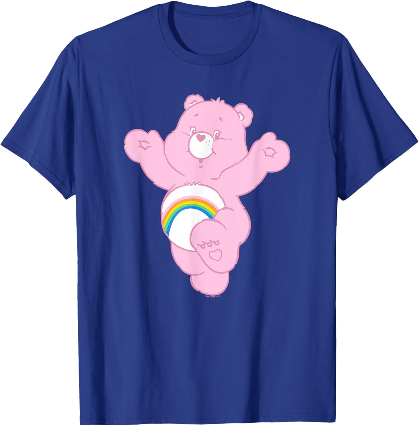 Care Bears Cheer Bear Classic Vintage Big Hug Portrait T-Shirt - T-Shirt | Royal