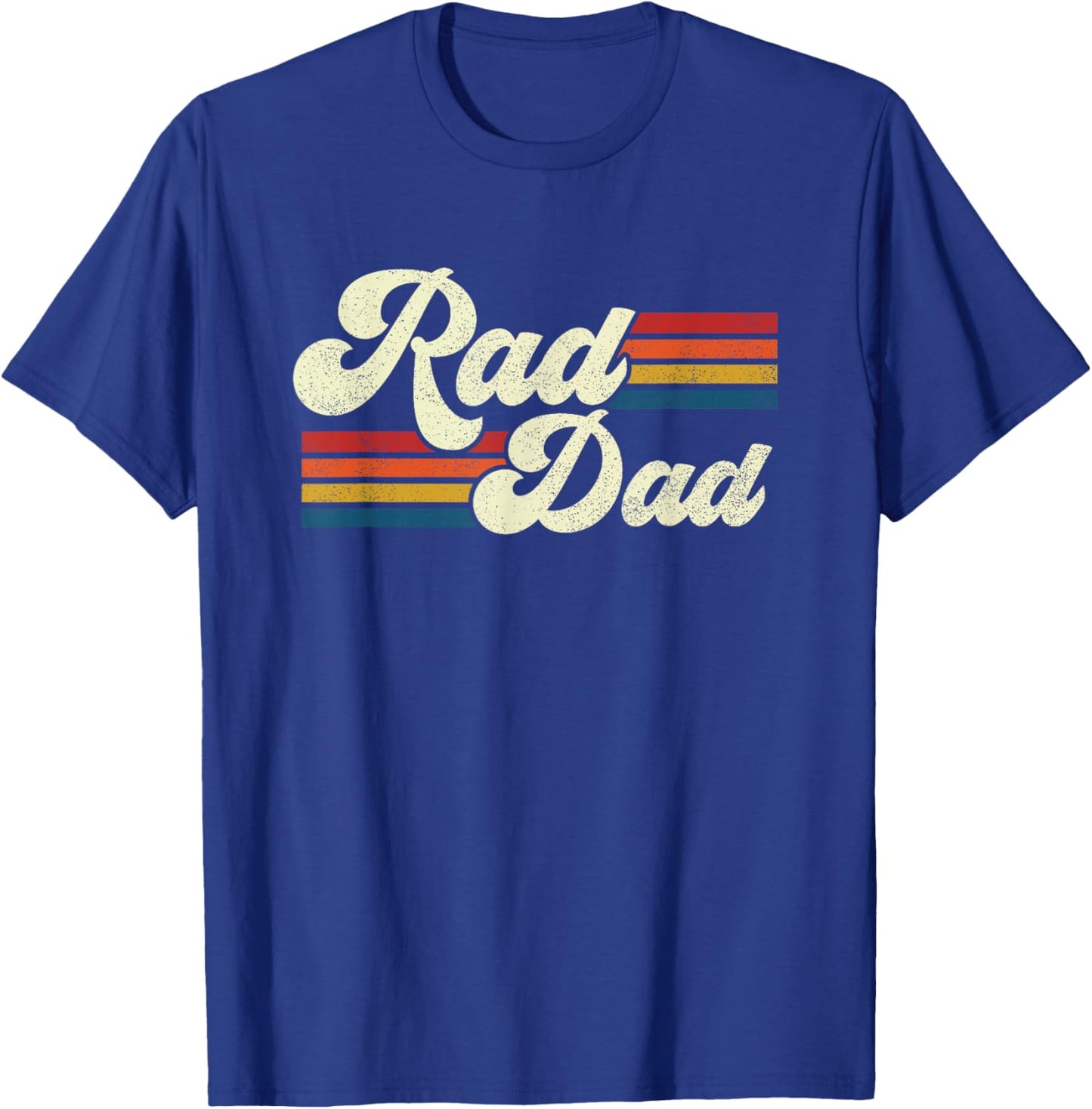 Rad Dad Retro Fathers Day Top T-Shirt - T-Shirt | Royal