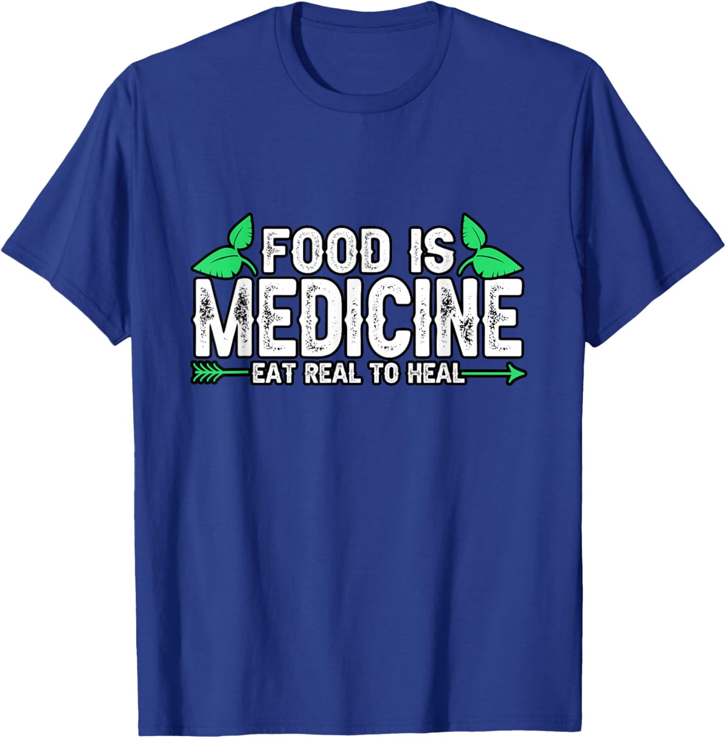 Dietitian Food Is Medicine Eat Real To Heal Vegan Ketogenic T-Shirt - T-Shirt | Royal