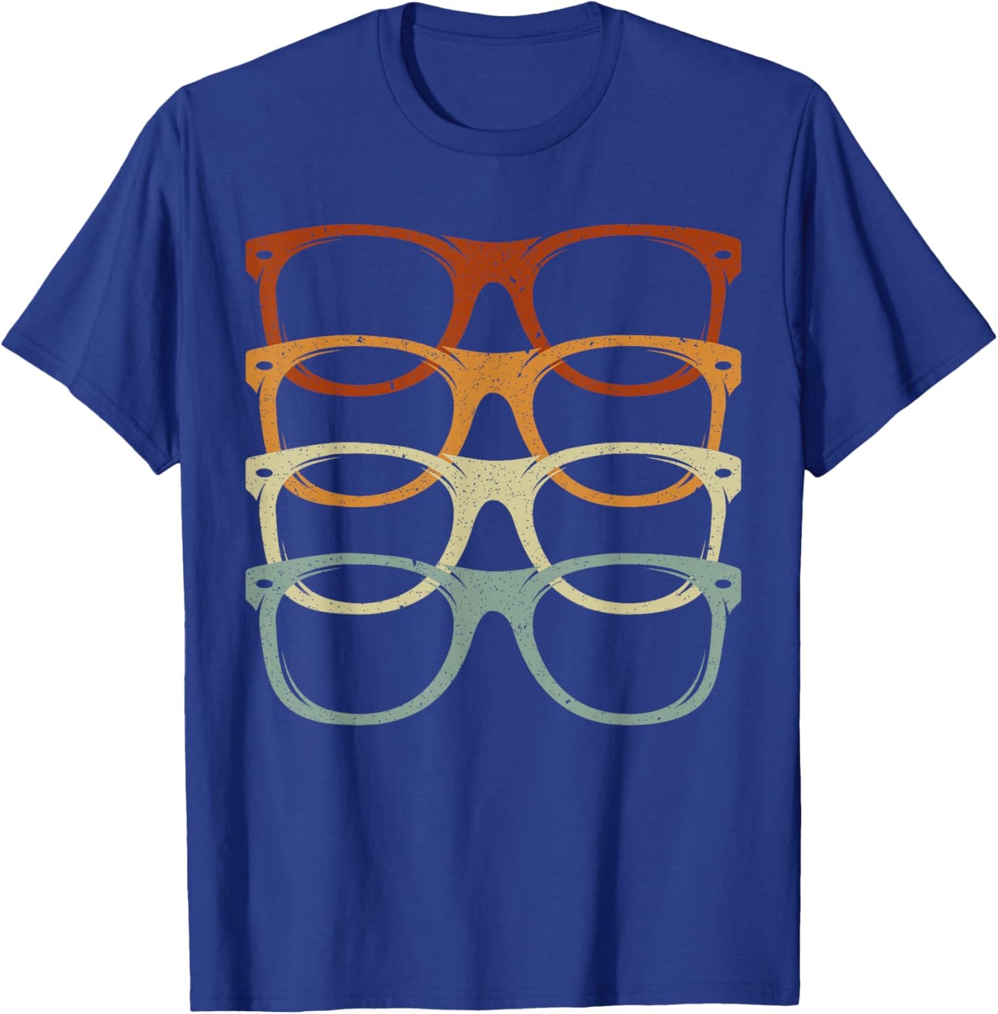 Retro Eyeglass Optician Eye Doctor Ophthalmology Optometrist T-Shirt - T-Shirt | Royal