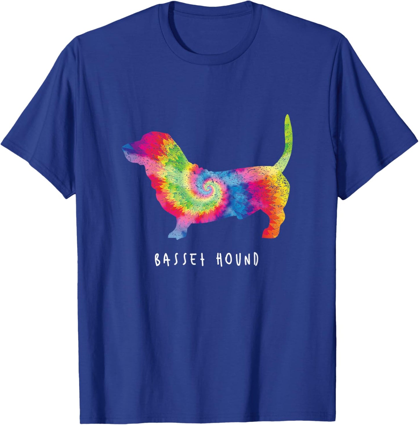 Basset Hound Lover Cute Puppy Pet Dog Owner Hippy Tie Dye Women T-Shirt - T-Shirt | Royal