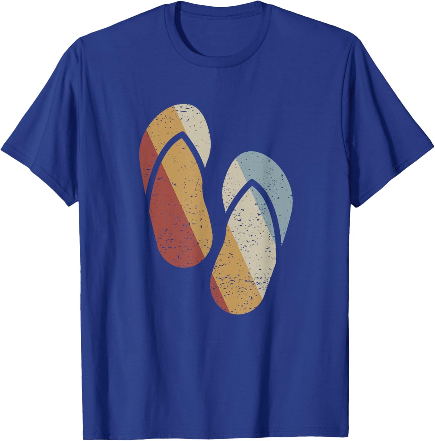 Flip Flops Retro Style Vintage T-Shirt - T-Shirt | Royal