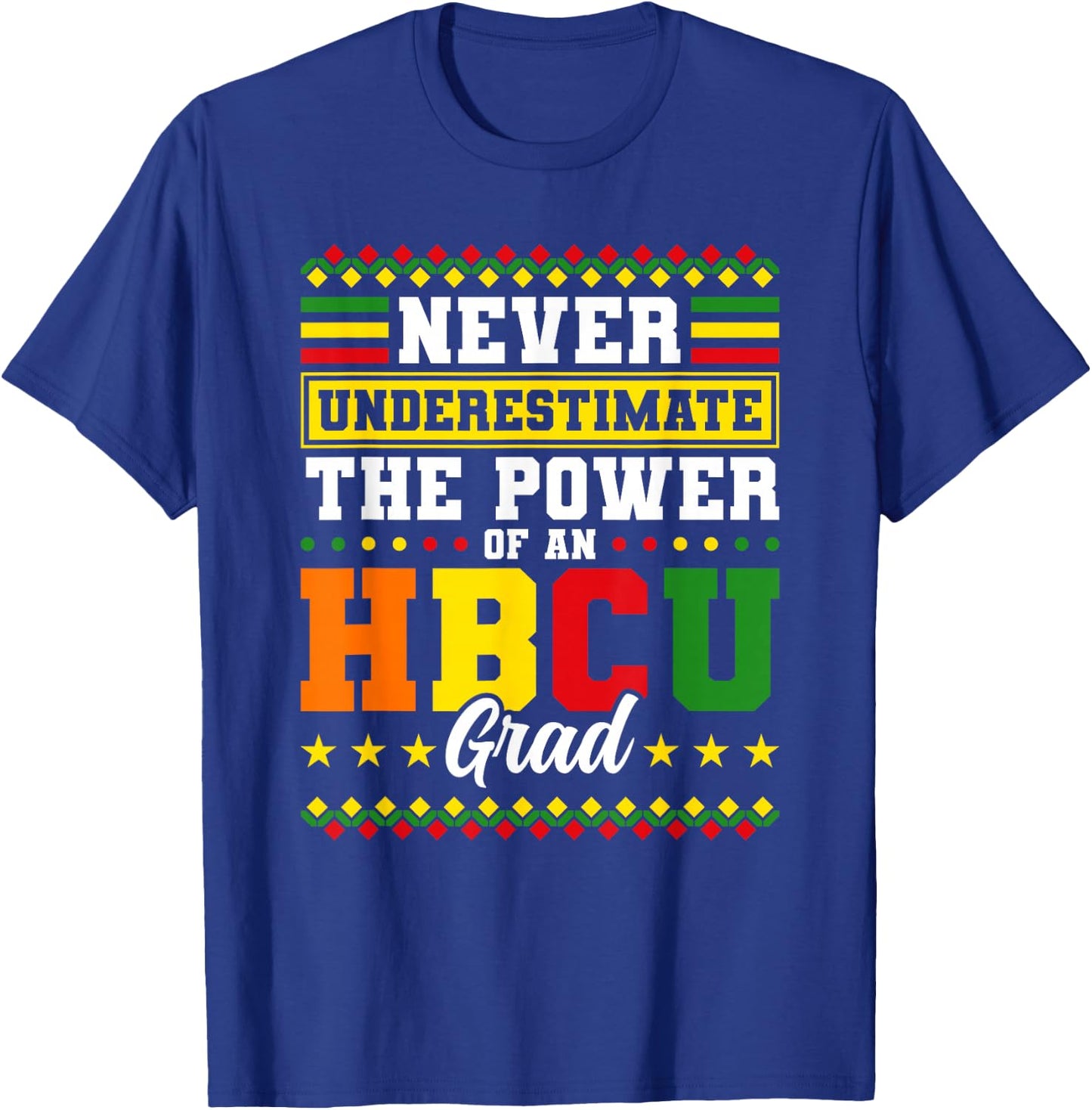 HBCU Grad Historically Black College Graduation T-Shirt - T-Shirt | Royal