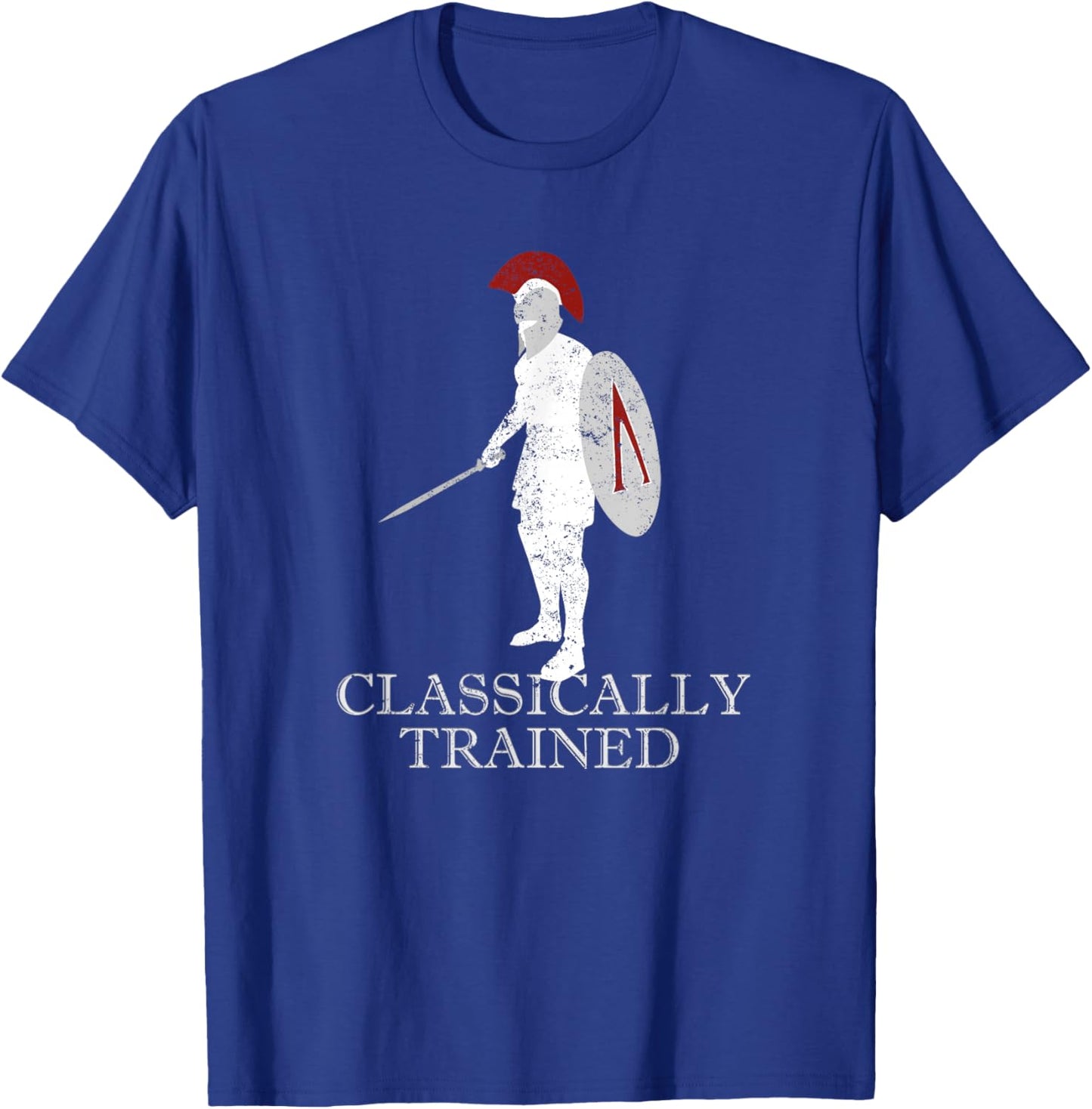 Funny Spartan Warrior Ancient Greek Hoplite History Sparta T-Shirt - T-Shirt | Royal