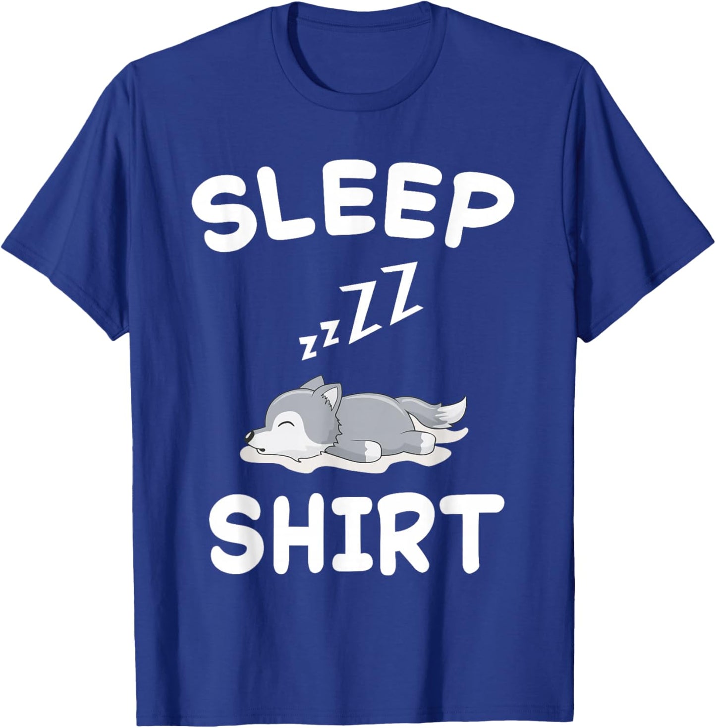 Wolf Nap Sleeping Pajama Nightgown T-Shirt - T-Shirt | Royal