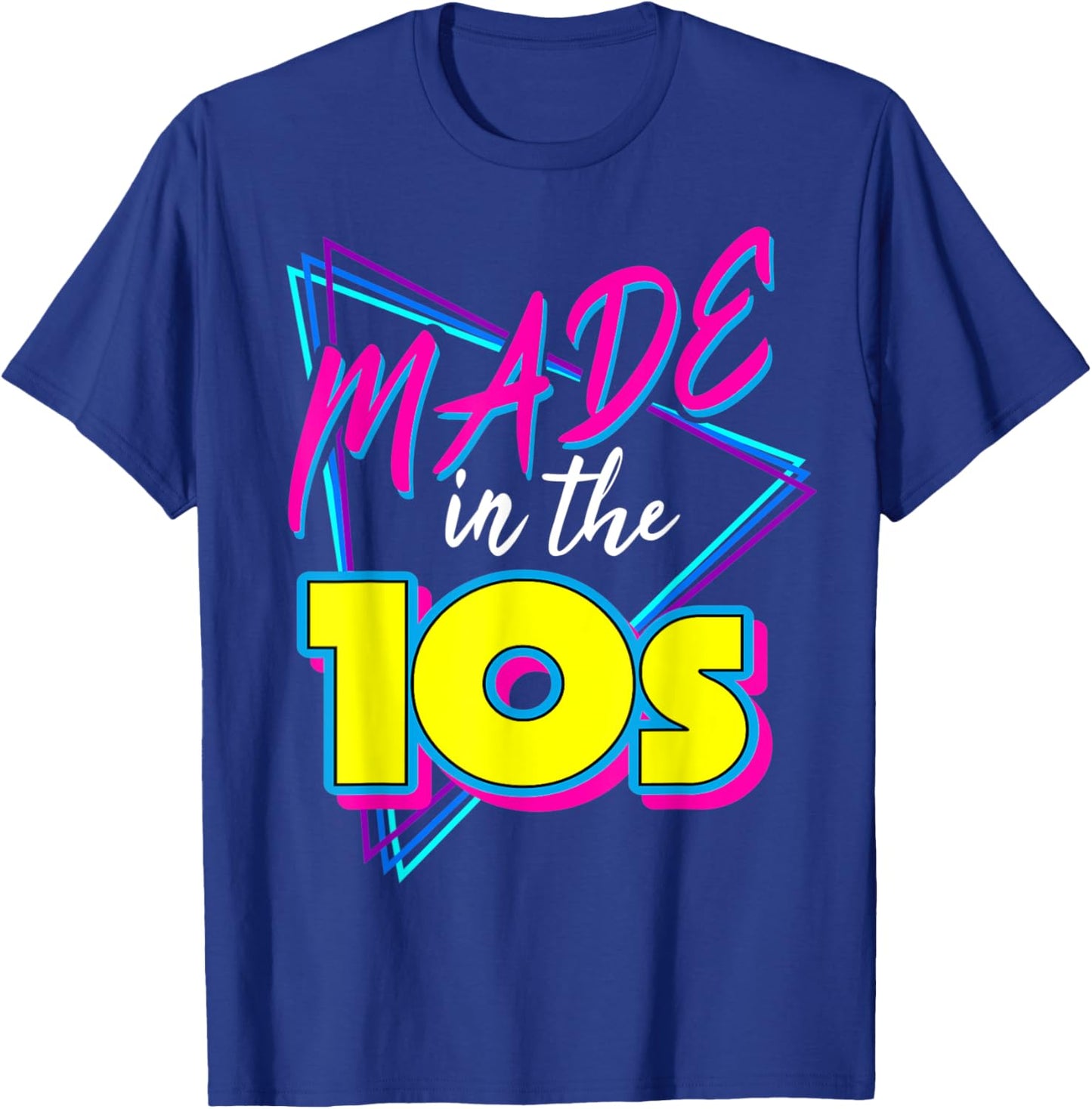 Made In The 10s Retro Vintage Born 2010's Birthday Costume T-Shirt - T-Shirt | Royal