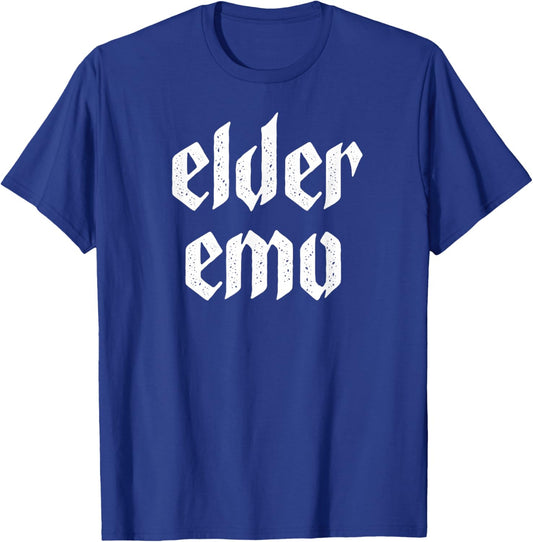 Elder Emo. For Old Fans Of Emo Music. Alternative Scene T-Shirt - T-Shirt | Royal