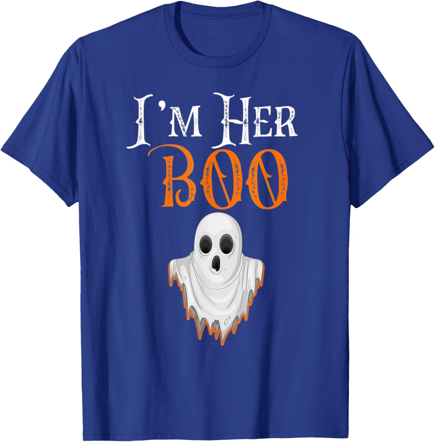 Halloween I'm Her Boo Matching Couples Costume T-Shirt - T-Shirt | Royal