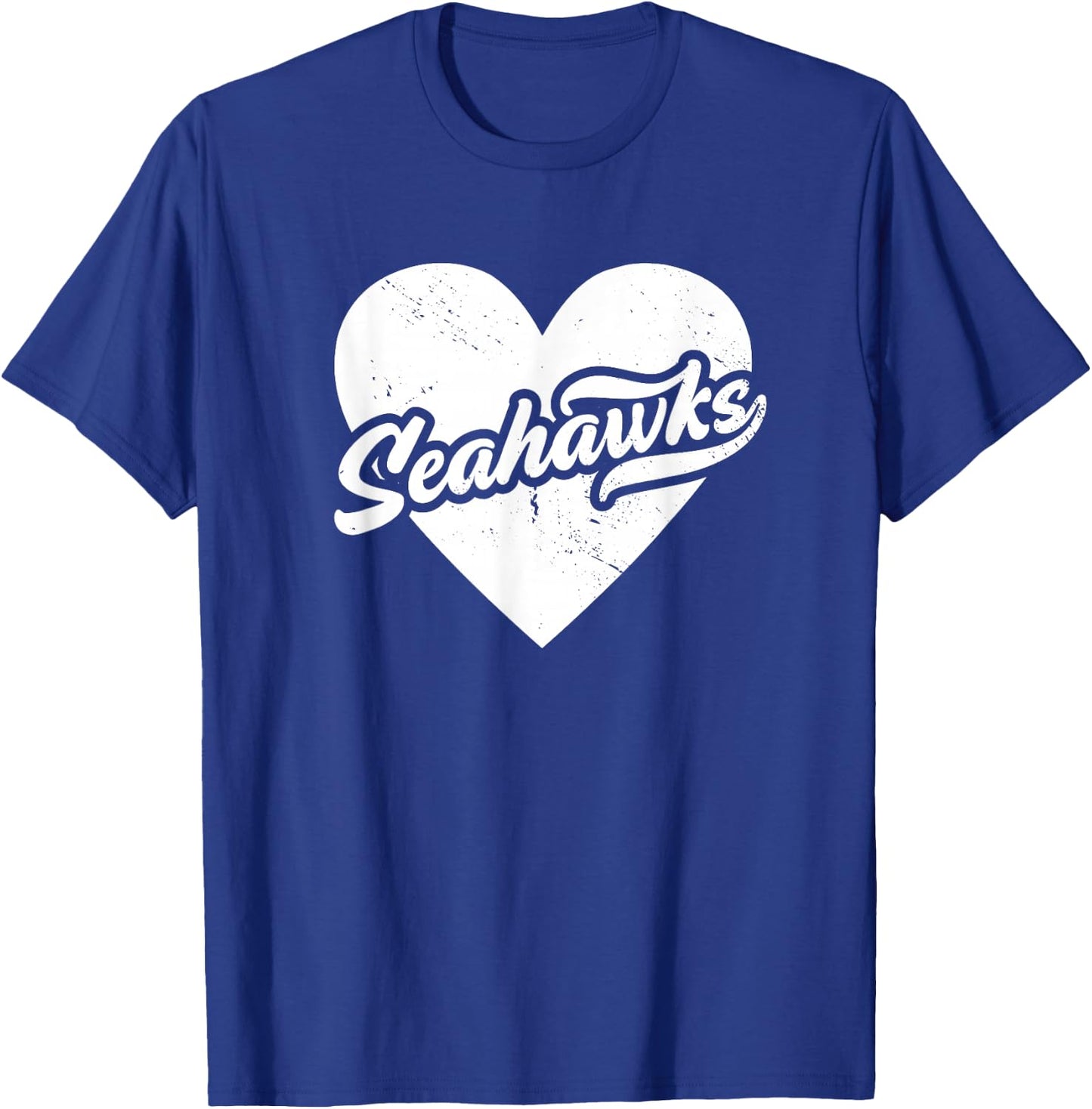 Vintage Seahawks High School Spirit Go Seahawks Love T-Shirt - T-Shirt | Royal