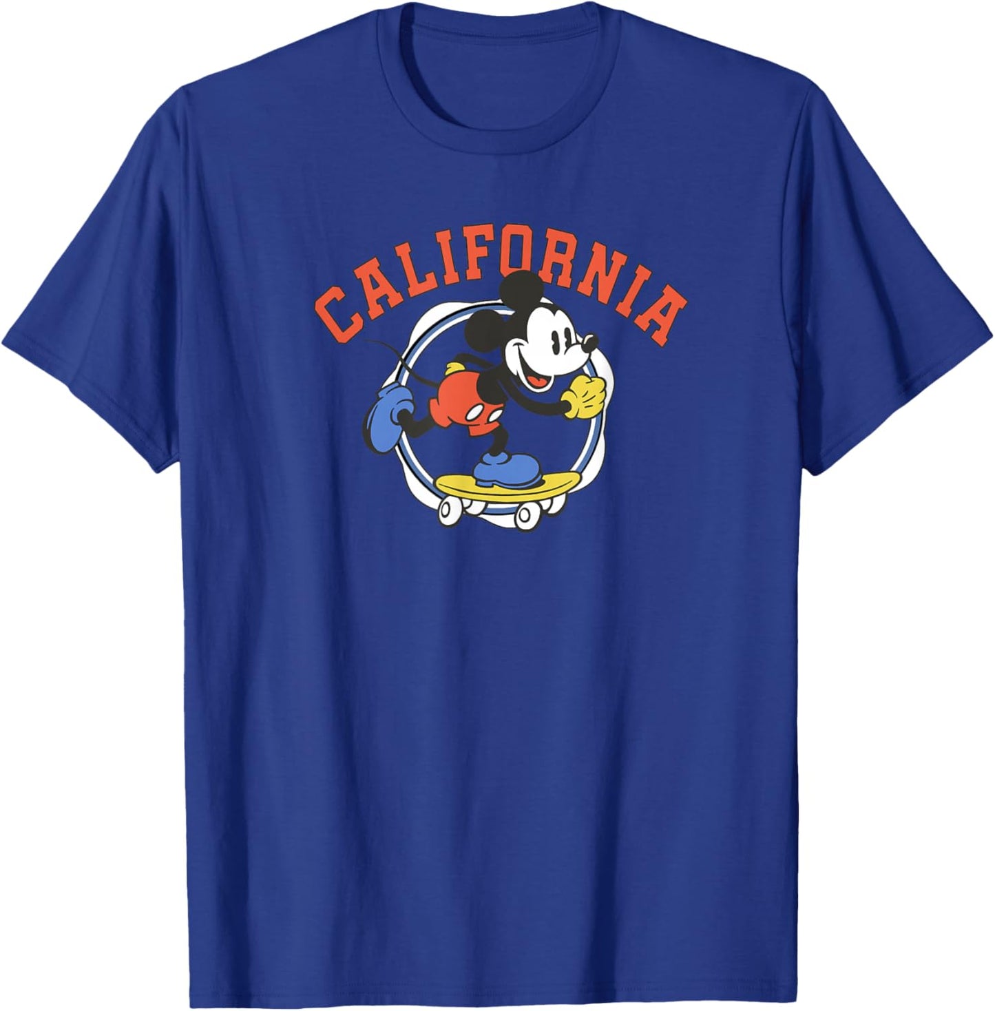 Disney Mickey and Friends Mickey California Skating T-Shirt - T-Shirt | Royal