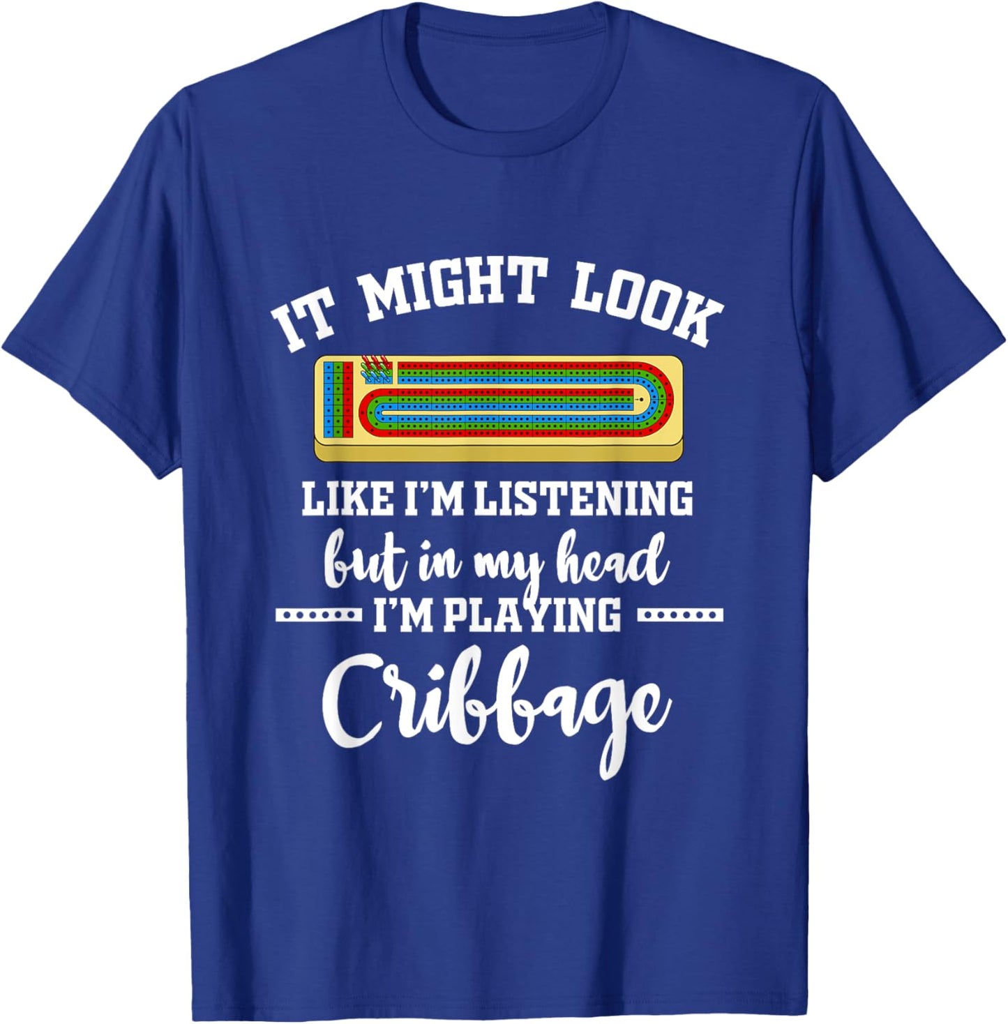 Cribbage Board Player Card Game Rules Crib Play Beginner T-Shirt - T-Shirt | Royal