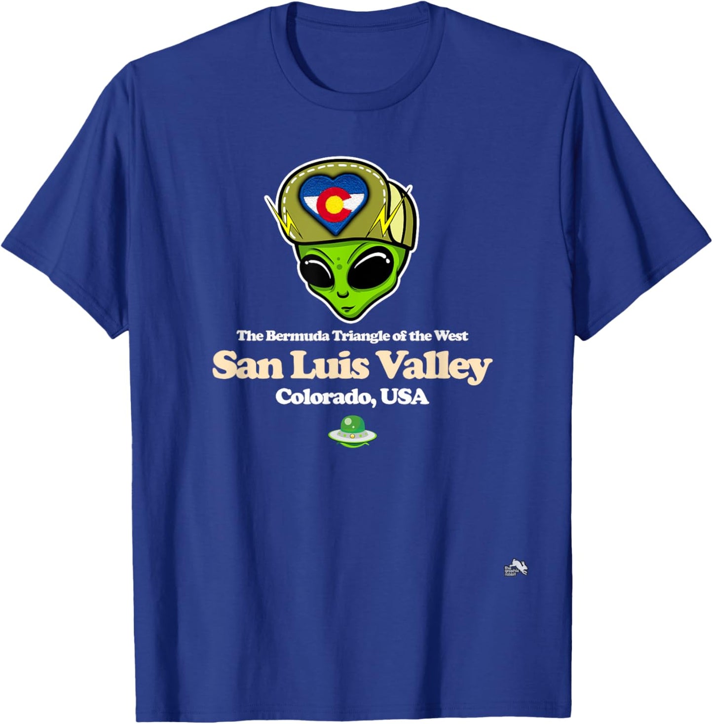 Colorado Alien - San Luis Valley T-Shirt - T-Shirt | Royal
