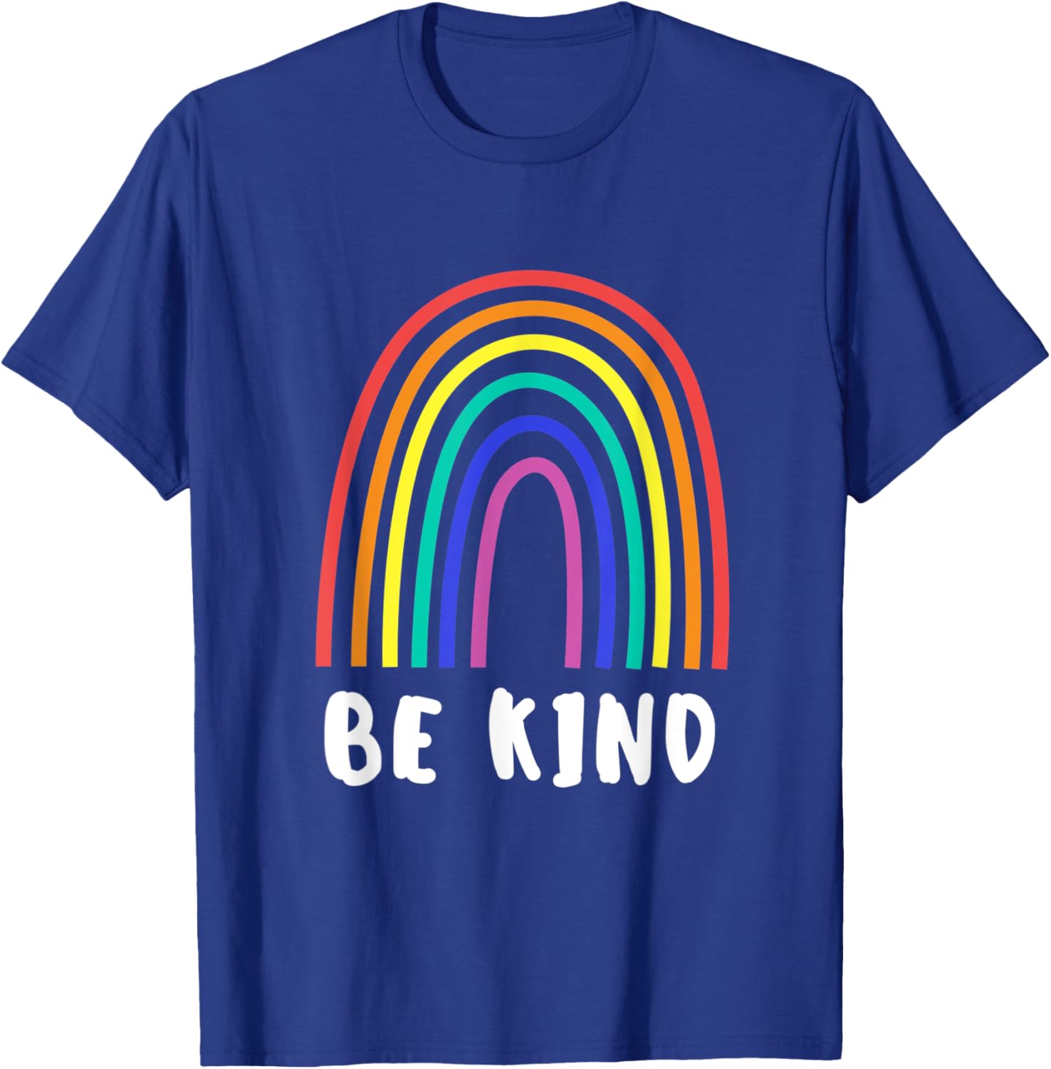 Rainbow Be Kind T-Shirt - T-Shirt | Royal