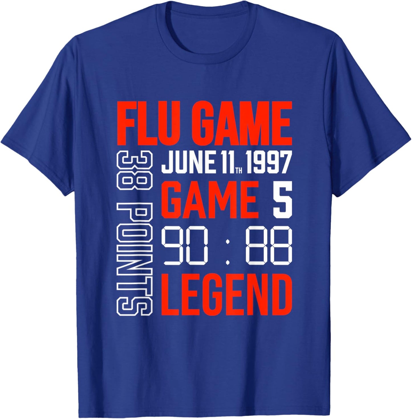 Flu Game Basketball Hiphop Street Fashion T-Shirt - T-Shirt | Royal
