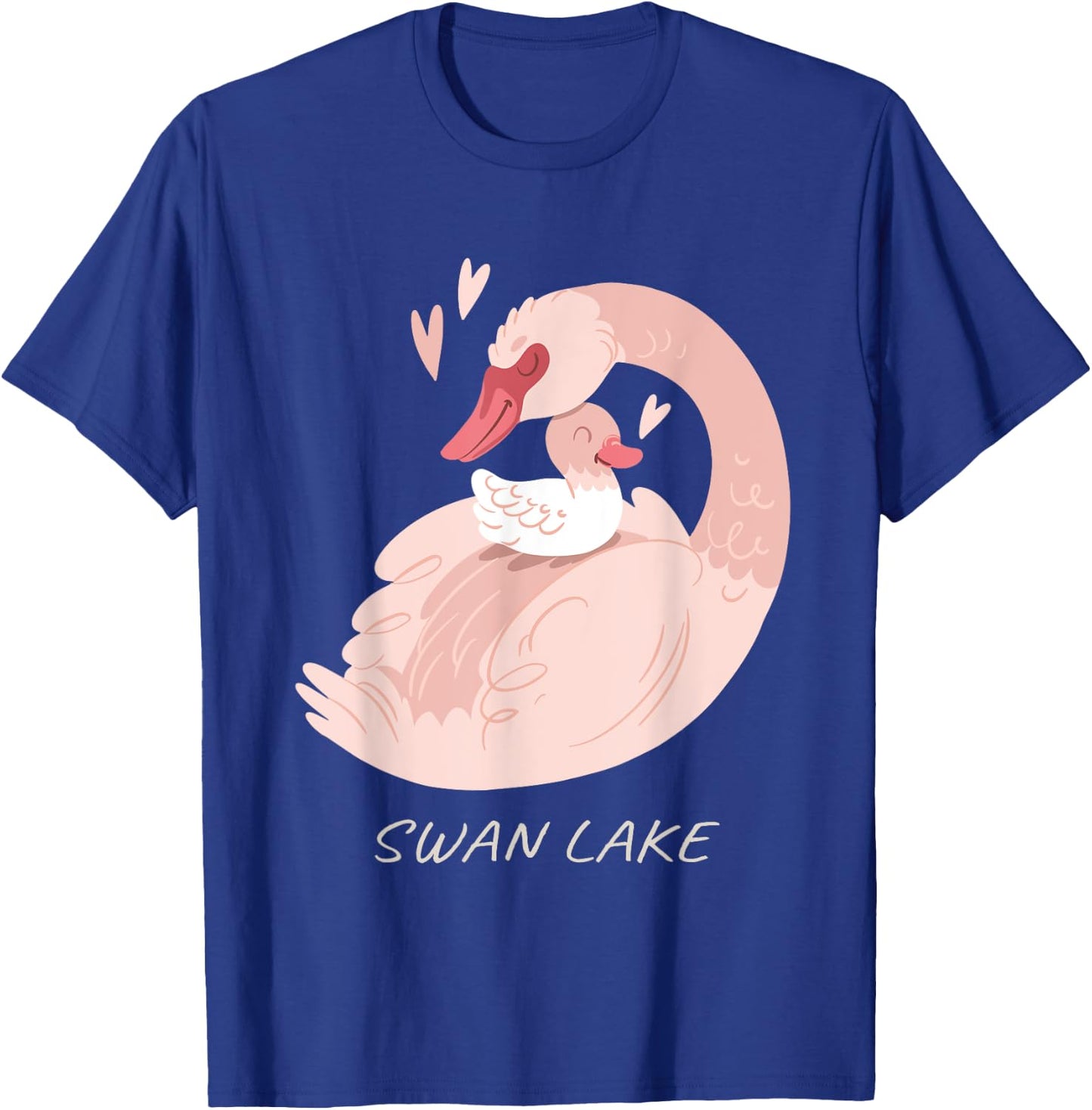Swan Lake Nature Lover Retro Birds Ducks Lake Ballet Dance T-Shirt - T-Shirt | Royal