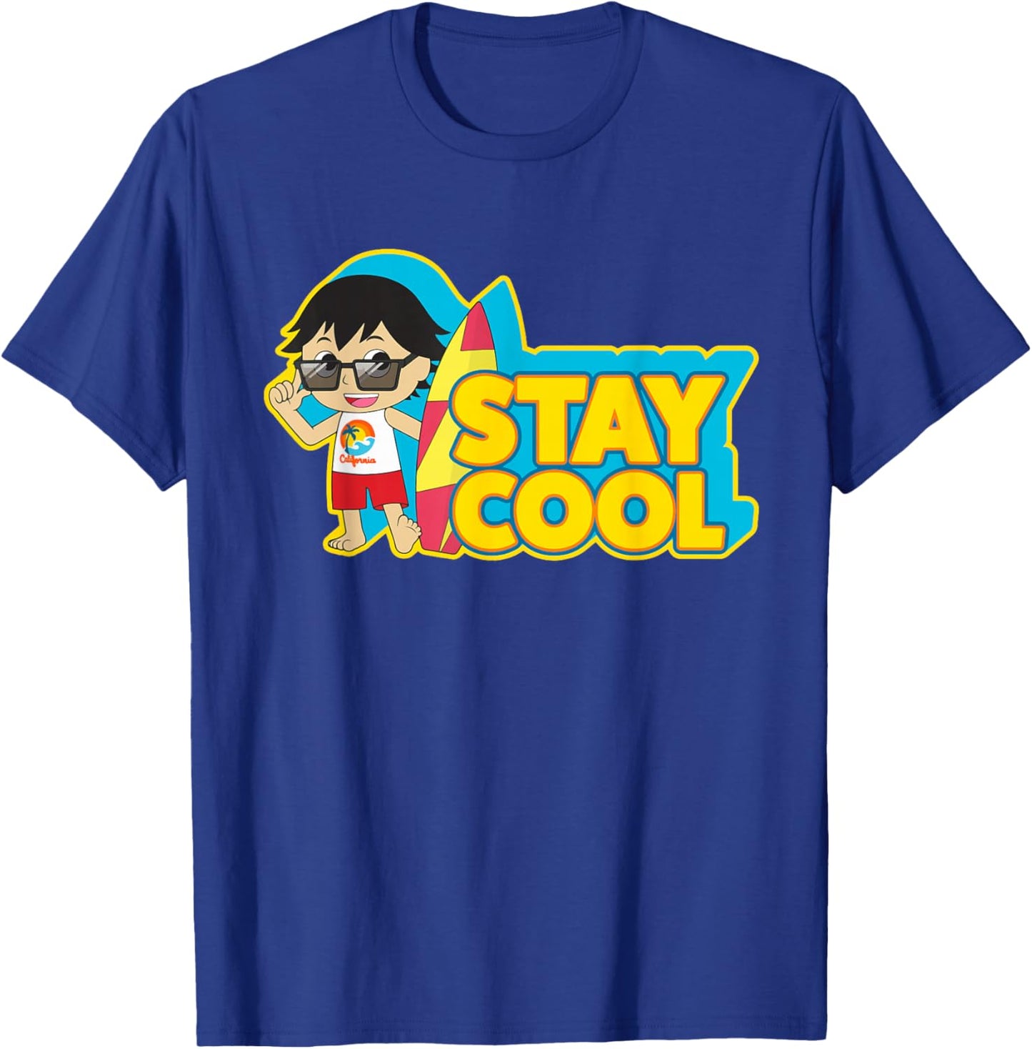 Ryan's World Surfer Ryan T-Shirt - T-Shirt | Royal