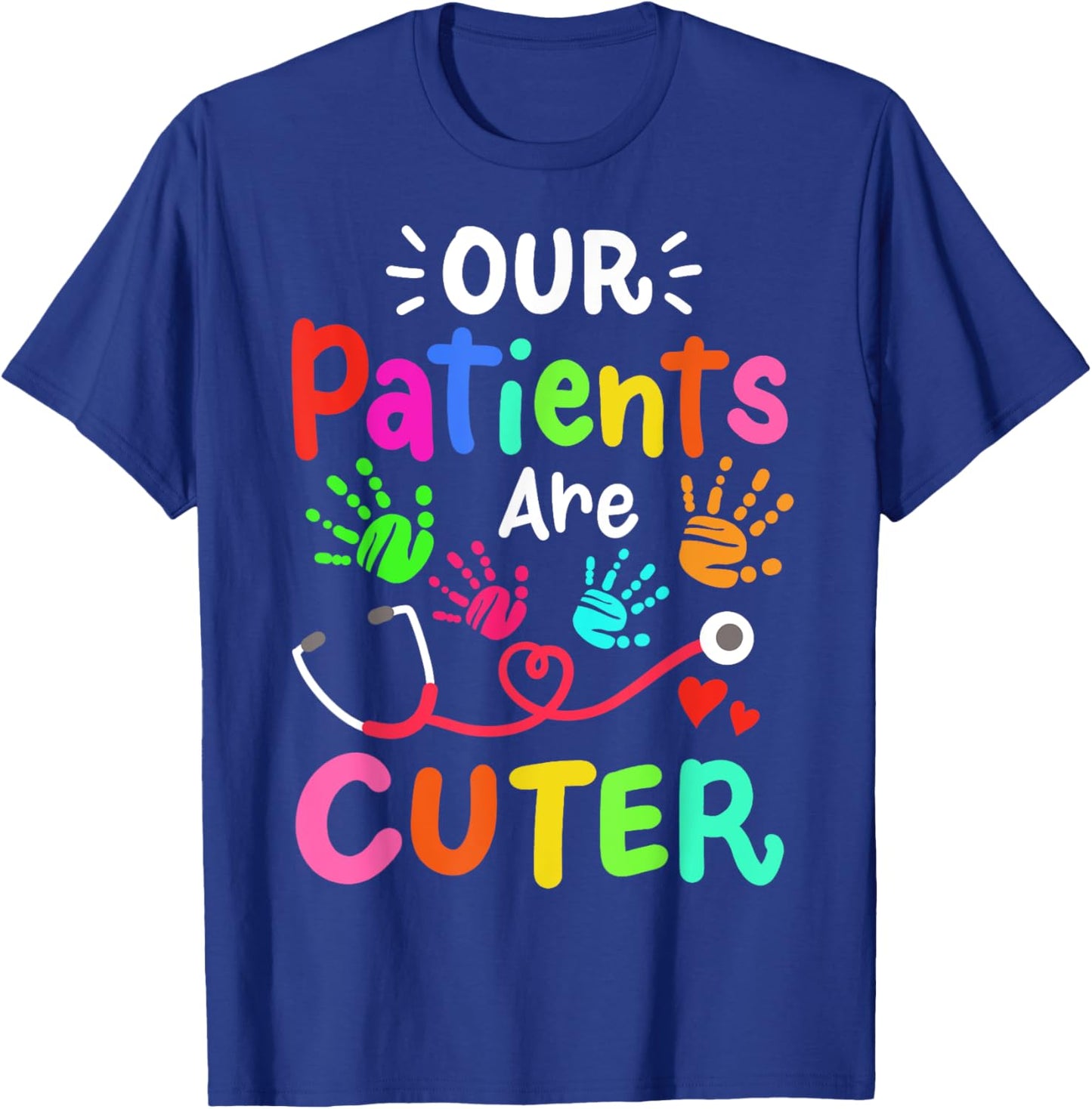 Pediatrician Pediatric Doctor Pediatric Nurse T-Shirt - T-Shirt | Royal
