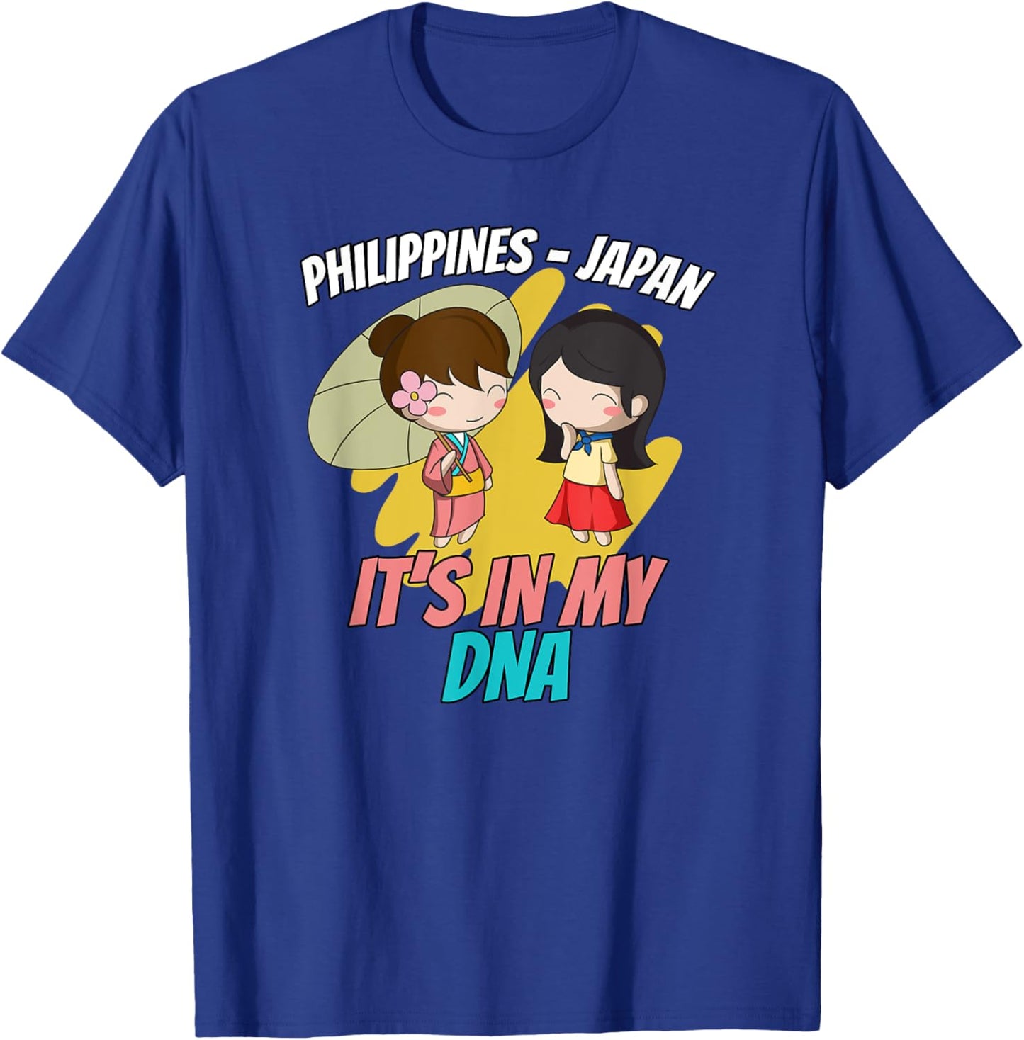 Philippines Filipino Japanese Japan Japino Proud Mixed DNA T-Shirt - T-Shirt | Royal