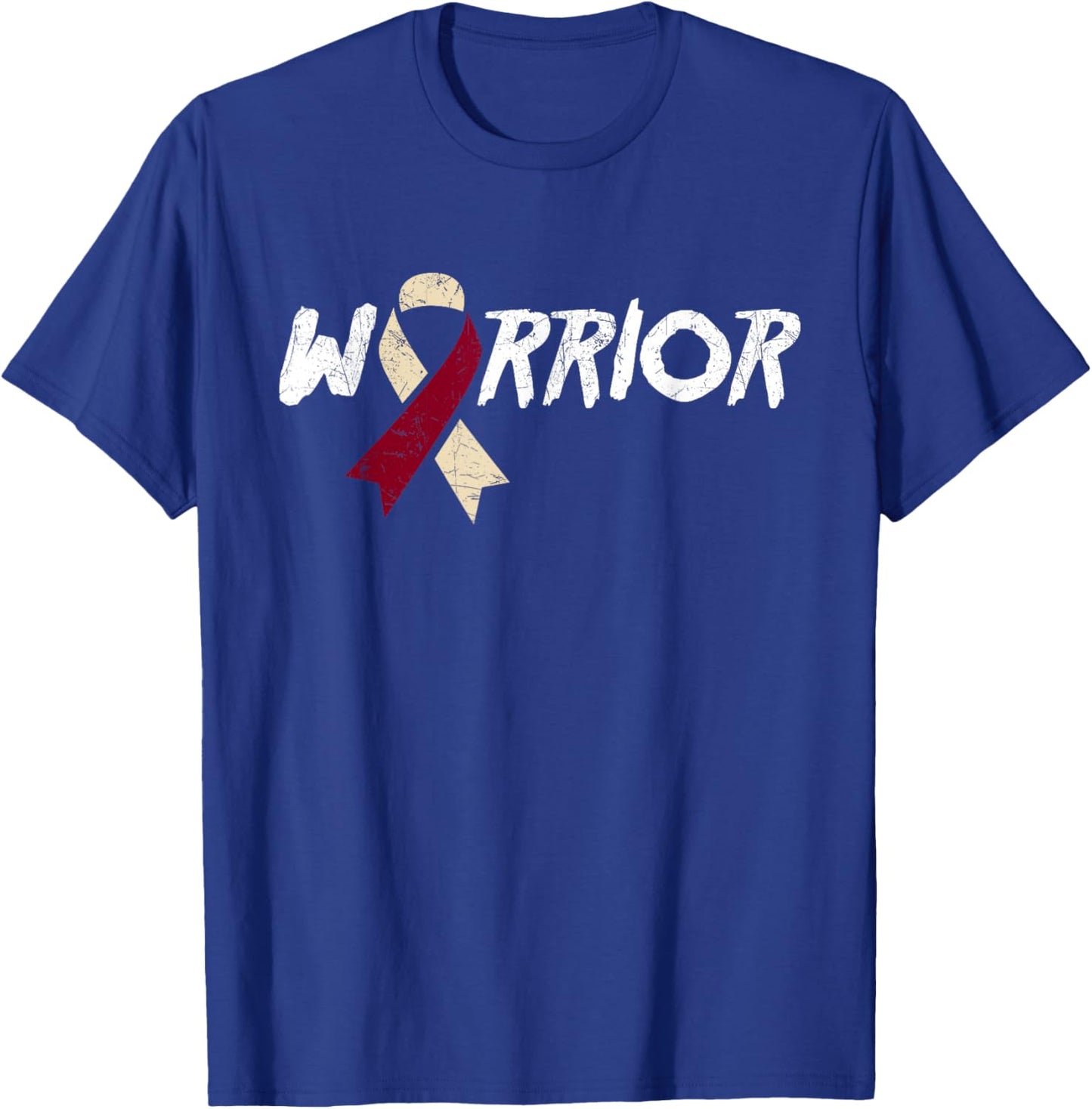 Throat Cancer Oral, Head & Neck Cancer Warrior Fighter T-Shirt - T-Shirt | Royal