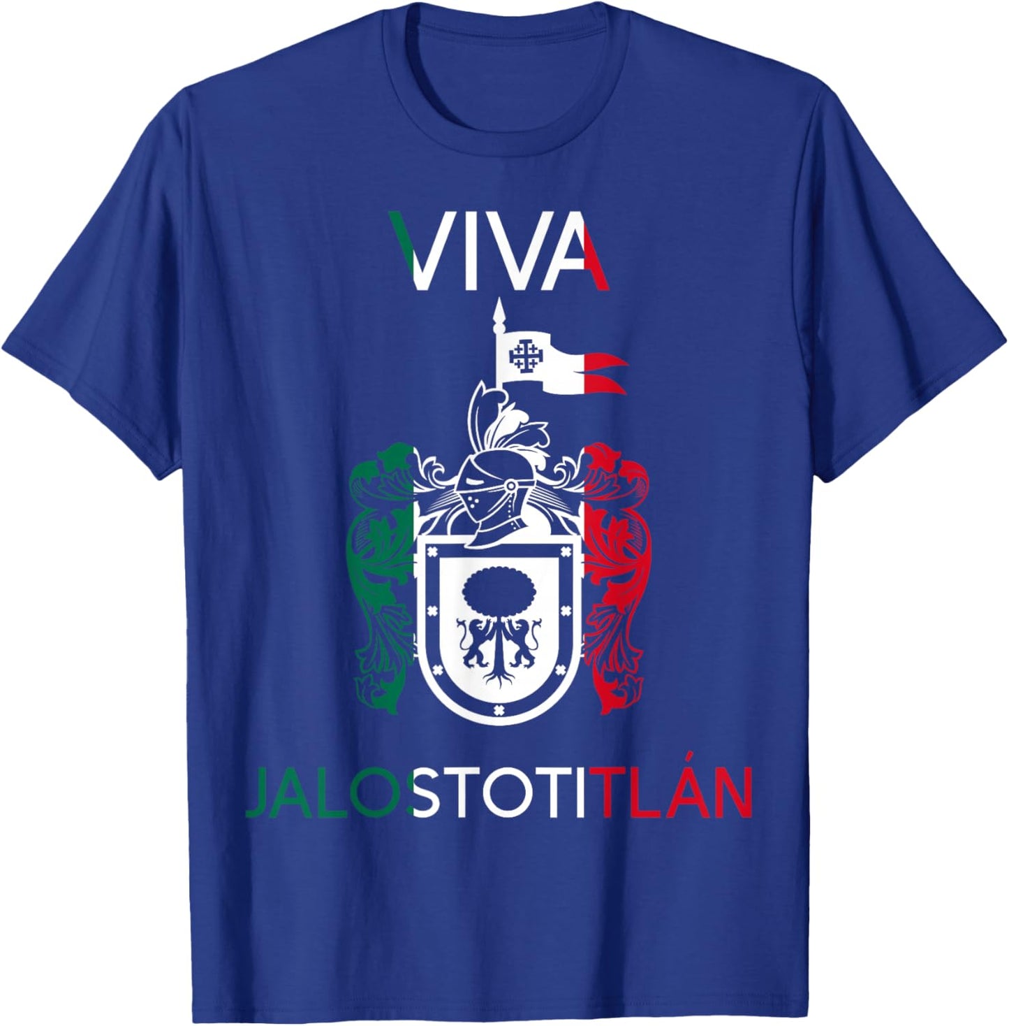 Viva Jalostotitlán Jalisco Estado De Mexico Escudo Eagle T-Shirt - T-Shirt | Royal