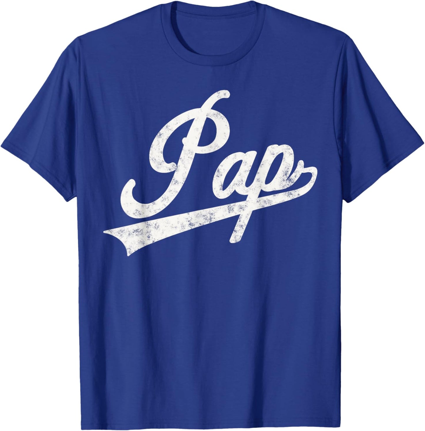 Pap Vintage Retro Style Father’s day Gift Pap Grandpa T-Shirt - T-Shirt | Royal