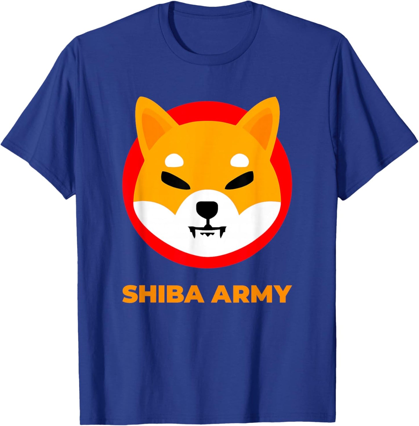 Shiba Inu Coin Crypto Token Cryptocurrency Wallet Shiba Army T-Shirt - T-Shirt | Royal