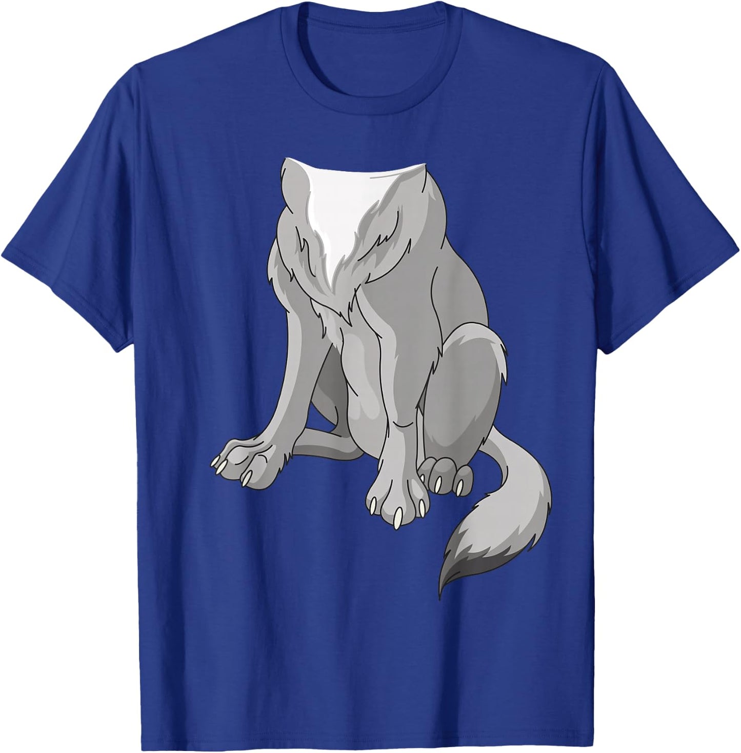 Wolf Shirt Adult Men Women Kids Werewolf Costume T-Shirt - T-Shirt | Royal