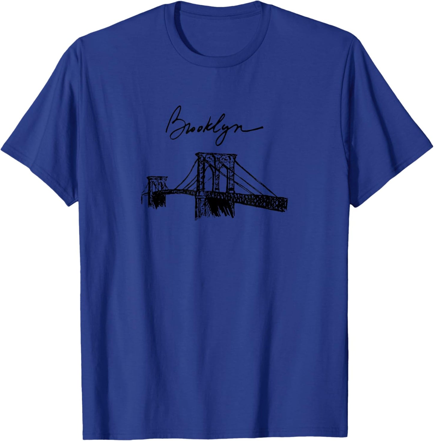 Brooklyn New York Bridge T-Shirt - T-Shirt | Royal