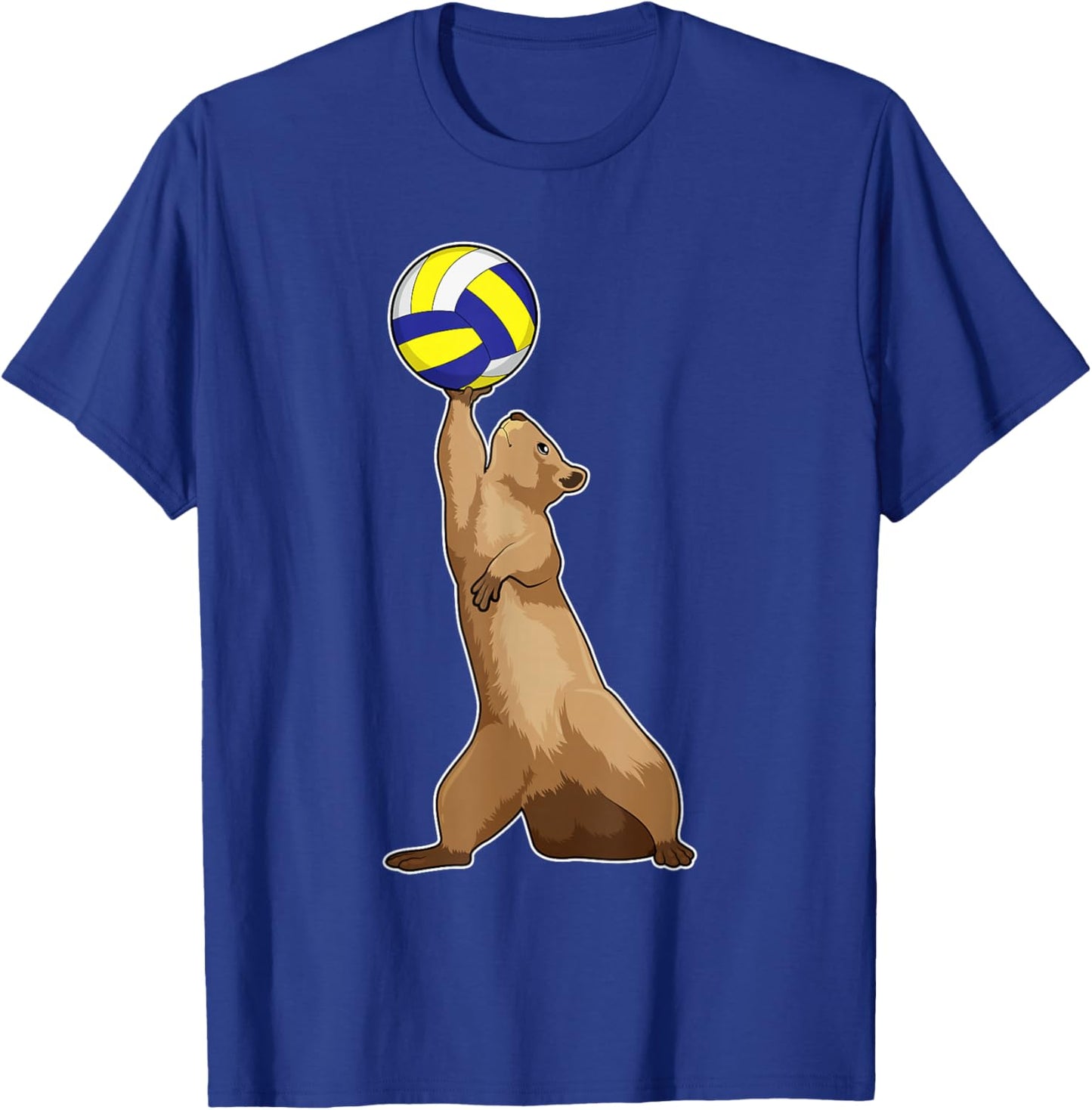 Squirrel Volleyball player Volleyball Sports T-Shirt - T-Shirt | Royal