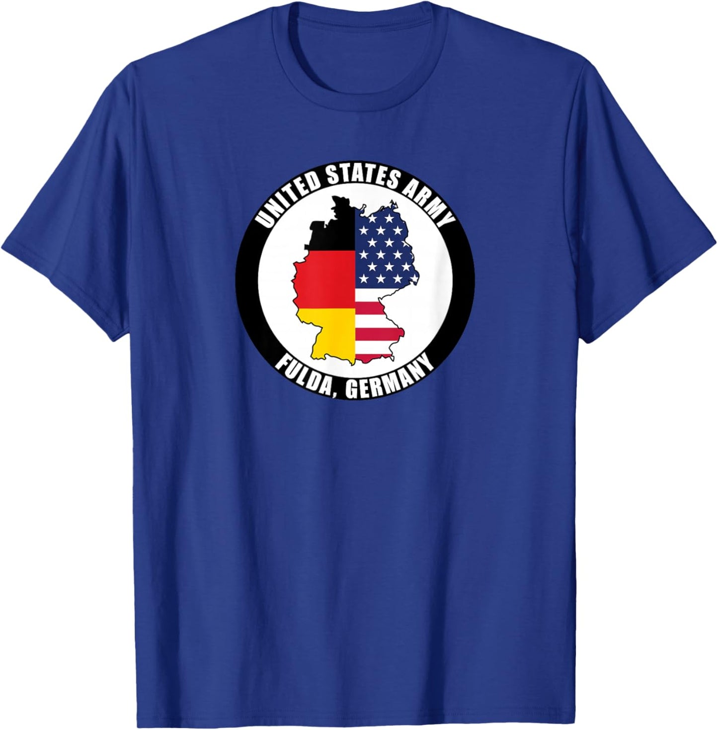 Fulda Germany United States Army Military Veteran Gift T-Shirt - T-Shirt | Royal