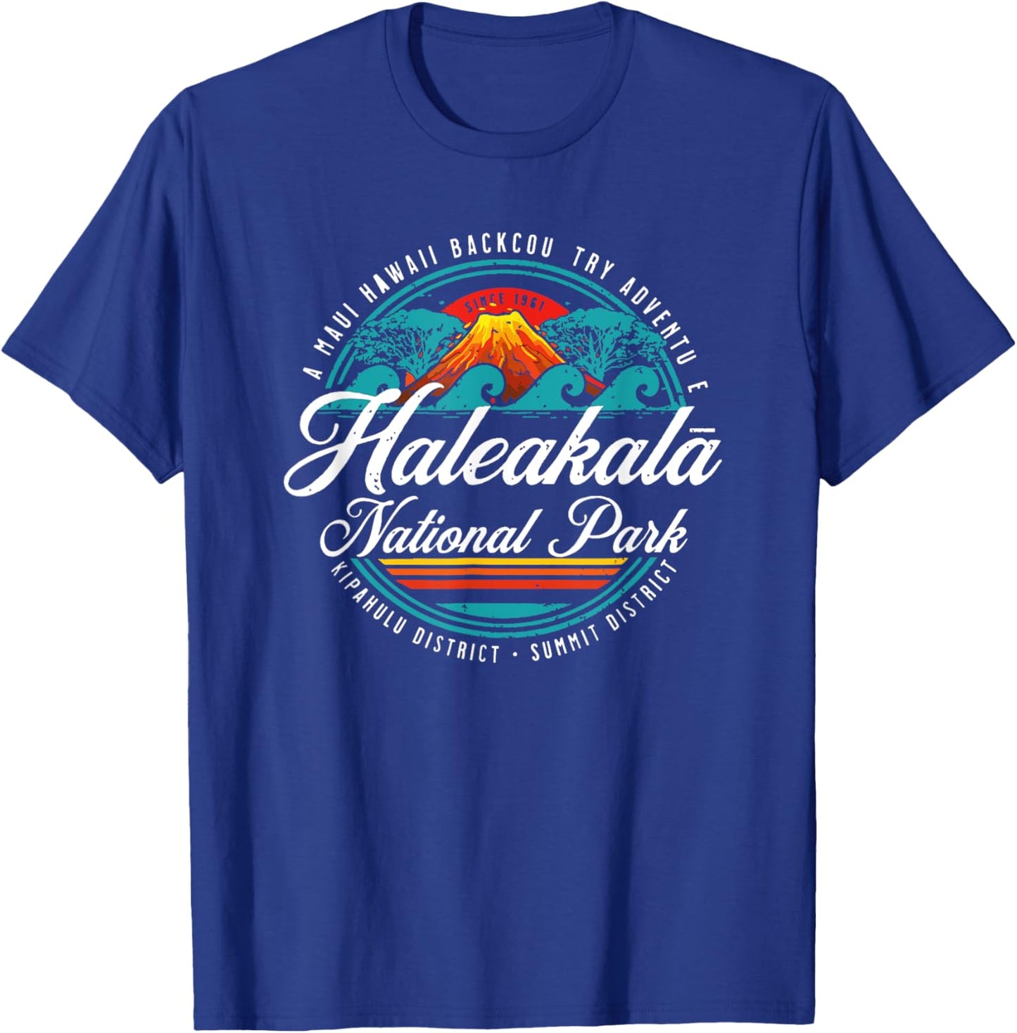 Haleakala National Park Hawaii Maui Vintage T-Shirt - T-Shirt | Royal