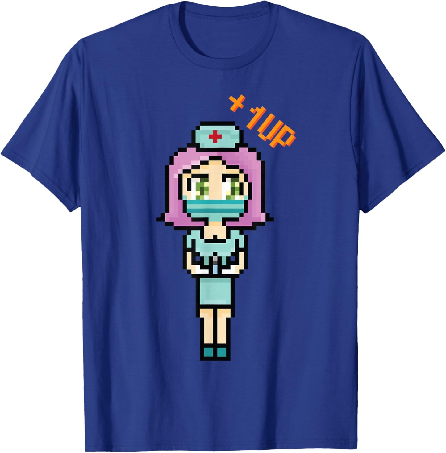 Anime Kawaii - Pixelize Nurse - Japanese Aesthetics - Otaku T-Shirt - T-Shirt | Royal