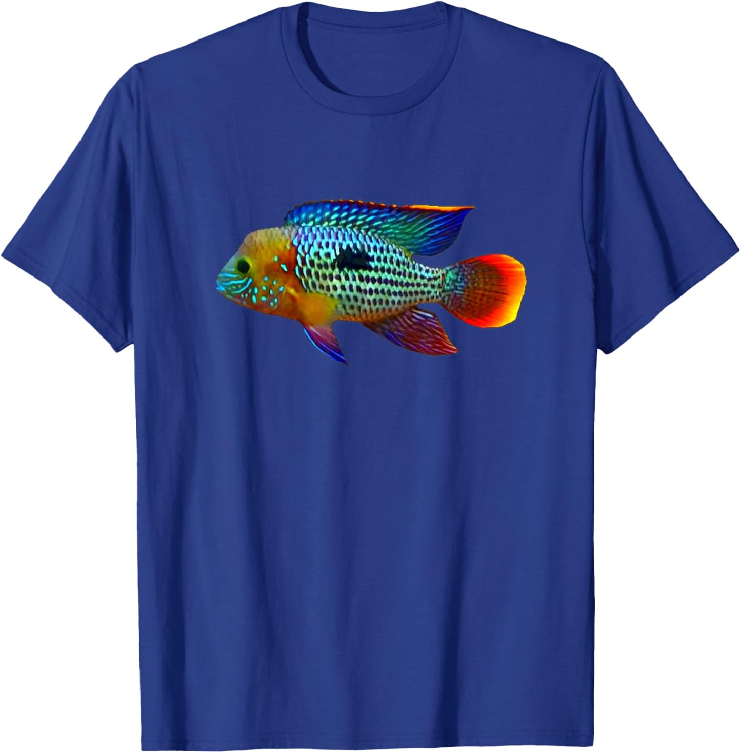 Green Terror Cichlids South American Cichlid Aquarium Fish T-Shirt - T-Shirt | Royal