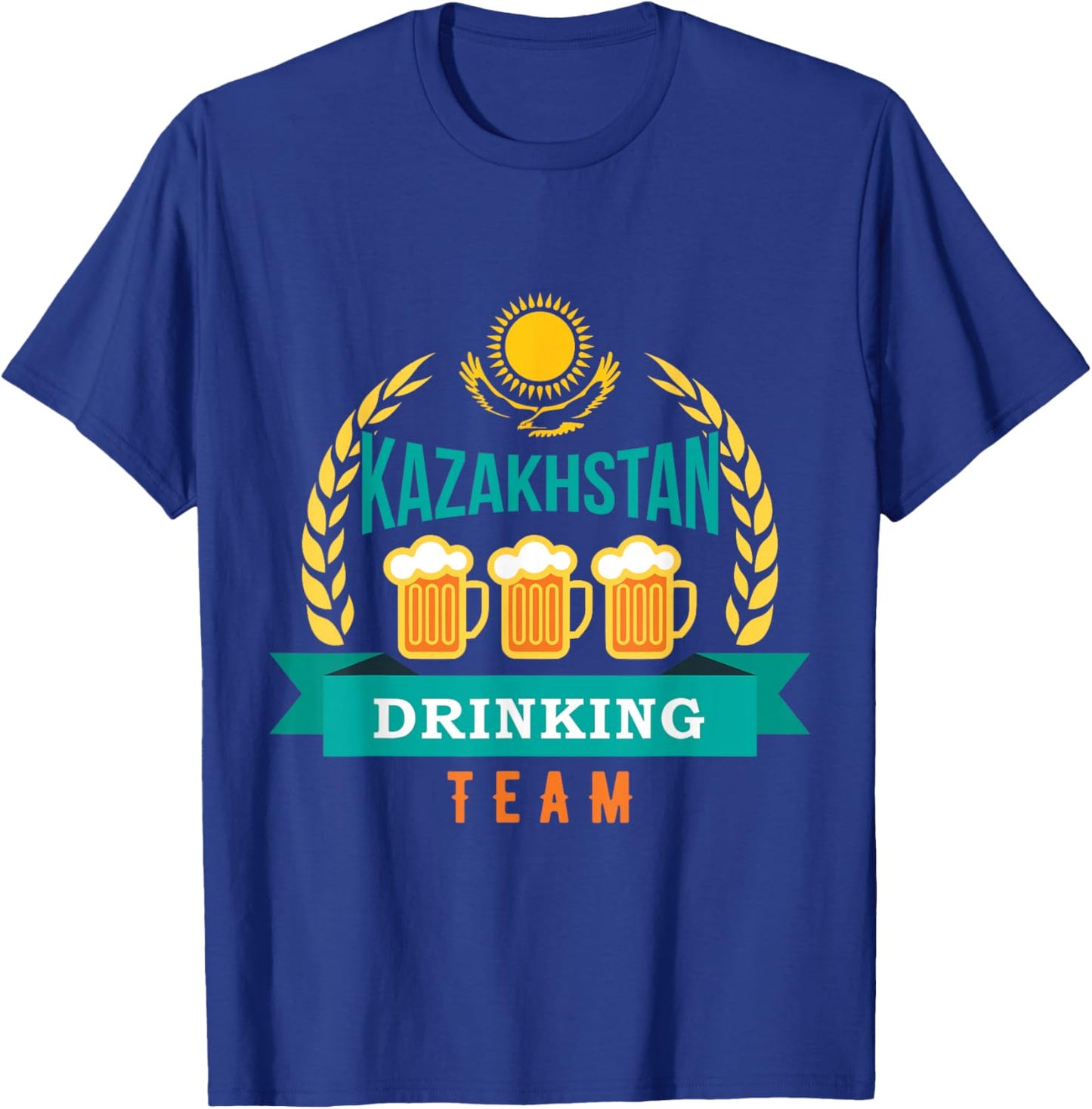 Republic of Kazakhstan Qazaqstan Kazakhian Beer T-Shirt - T-Shirt | Royal