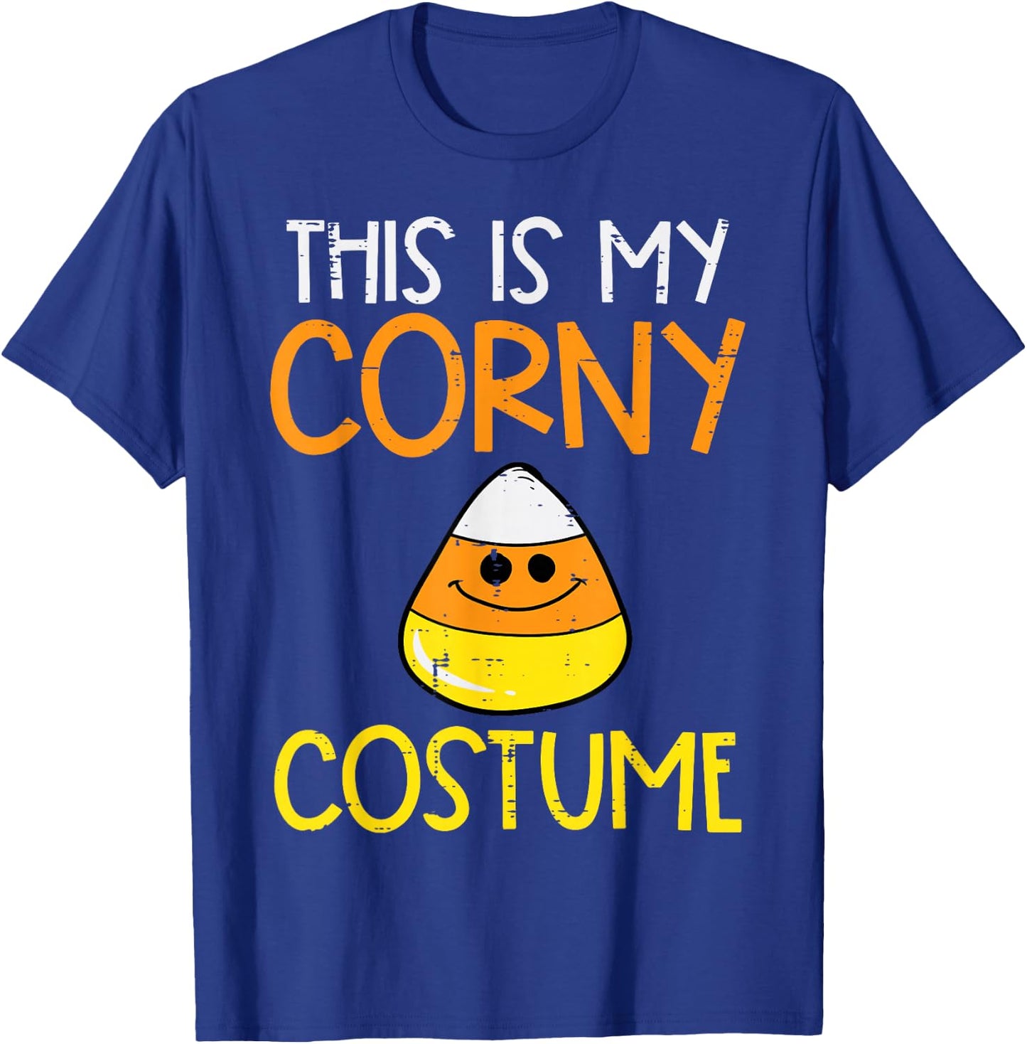 Halloween This My Corny Costume Candy Corn Kids Men Women T-Shirt - T-Shirt | Royal