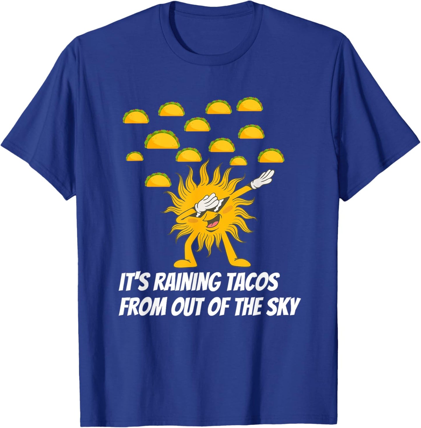 Funny kids It's Raining Tacos T-Shirt - T-Shirt | Royal