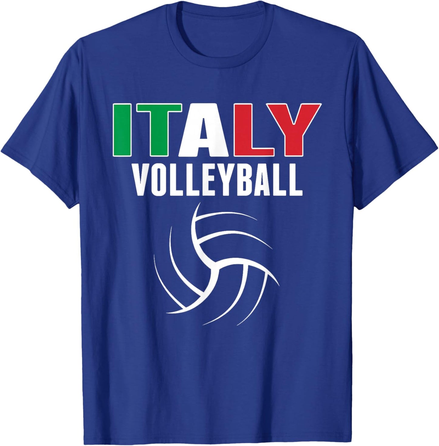 Italy Volleyball Fans Jersey - Italian Flag Sport Lovers T-Shirt - T-Shirt | Royal