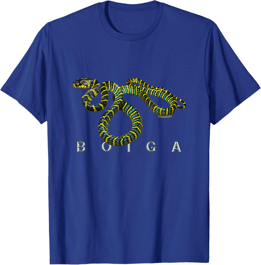 Davidsfeed Boiga | Snake reptile animal lover gift boy girl T-Shirt - T-Shirt | Royal