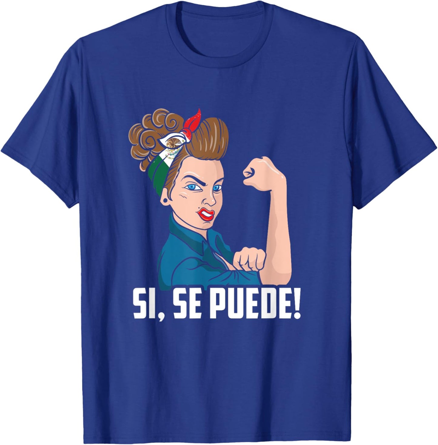 Si, Se Puede Mexican Flag Cinco De Mayo Festival 5th Of May T-Shirt - T-Shirt | Royal