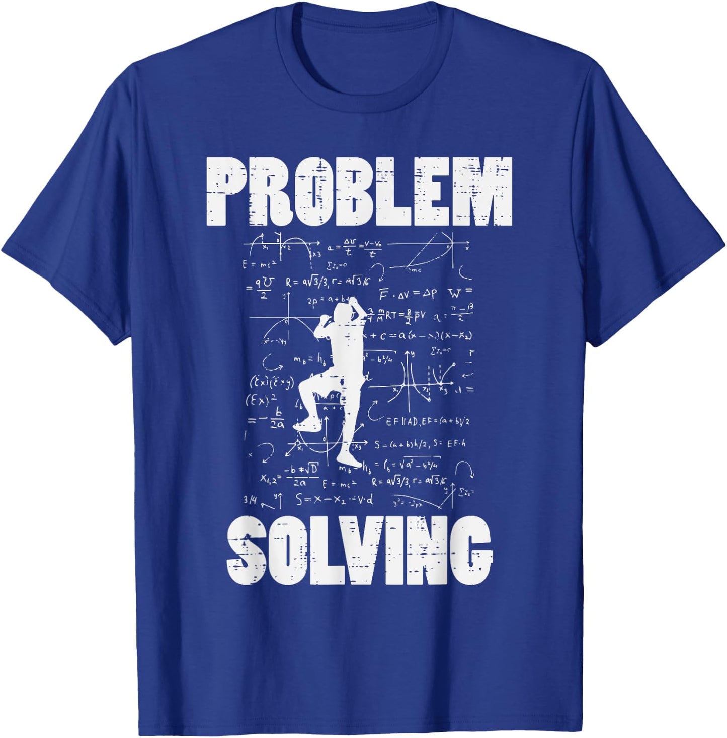 Climbing Problem Solving Math Funny Bouldering Men Women Kid T-Shirt - T-Shirt | Royal