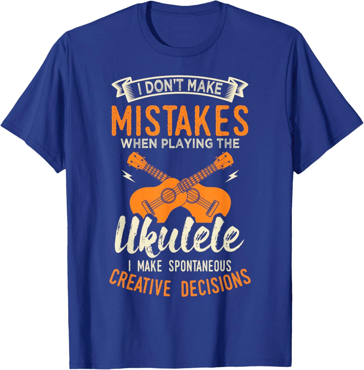 Ukulele Four String Instrument Lover T-Shirt - T-Shirt | Royal