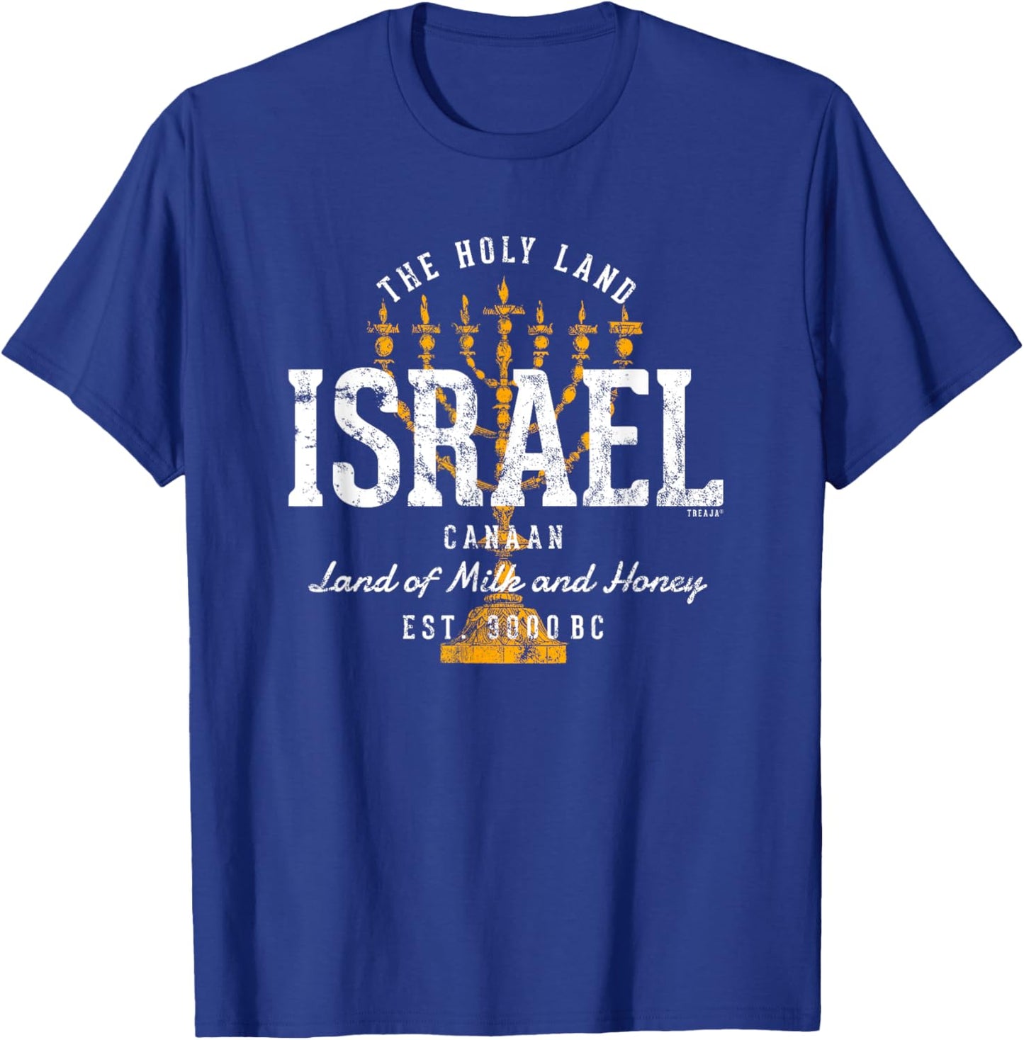 Vintage Style Retro Israel T-Shirt - T-Shirt | Royal
