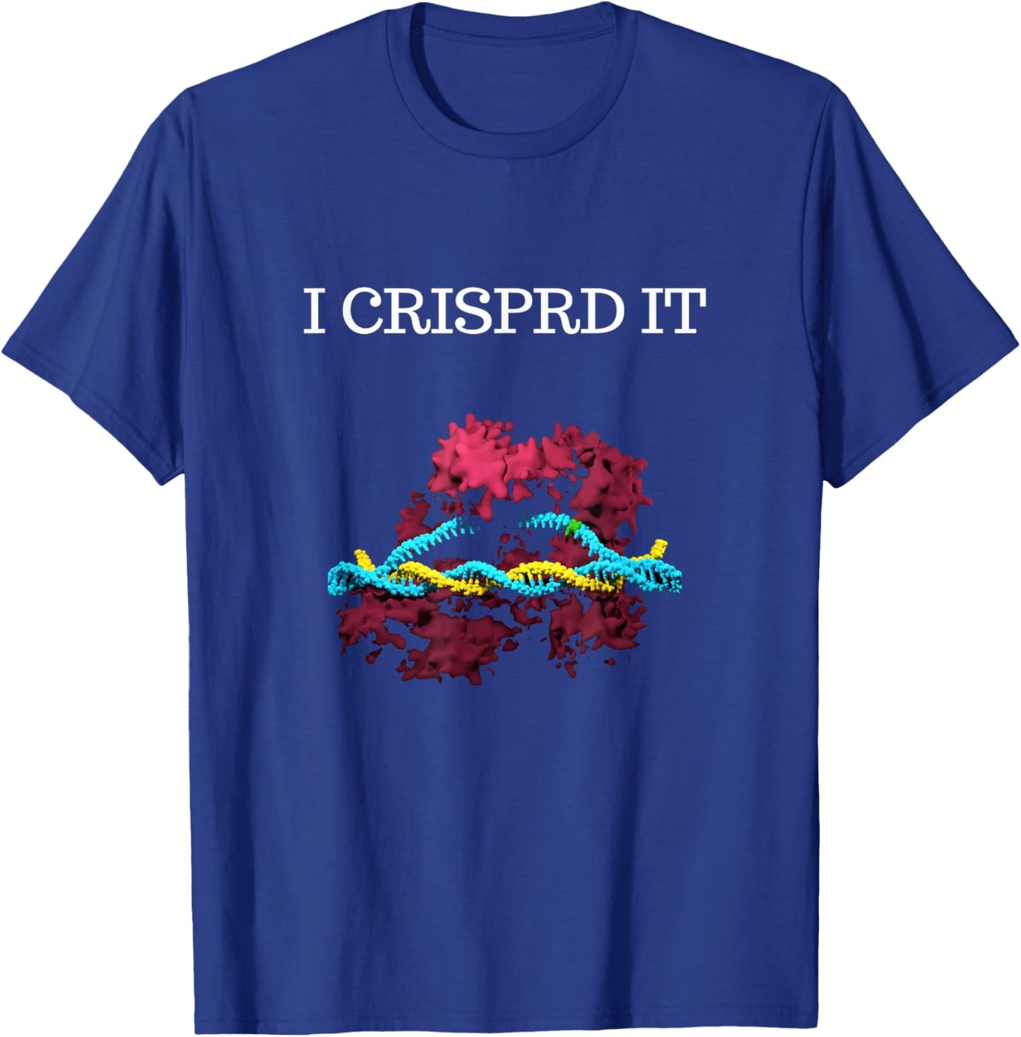 Crispr Scientist Biologist Science Teacher lab T-Shirt - T-Shirt | Royal
