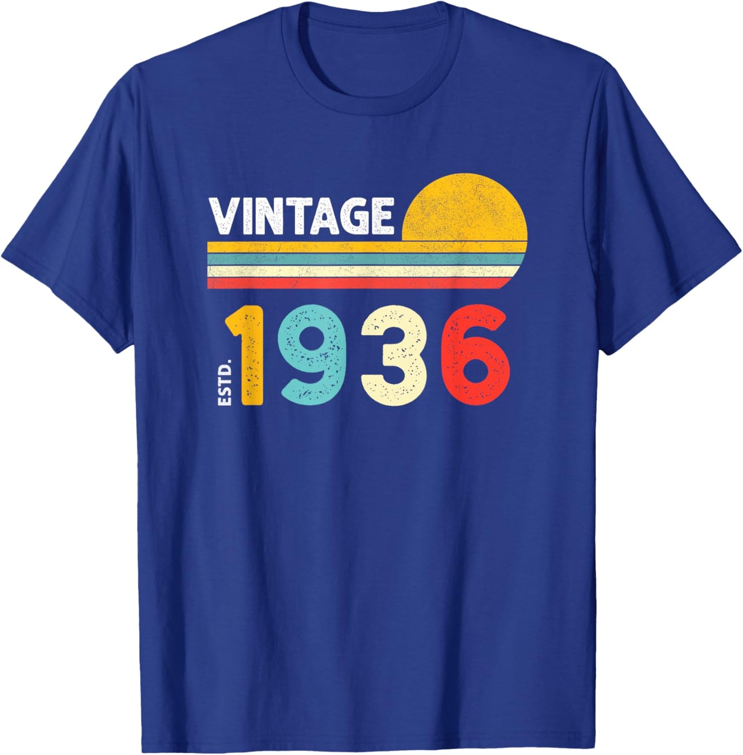Vintage 1936 T-Shirt - T-Shirt | Royal