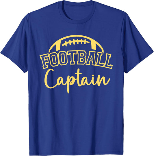 Football Captain Matching Family Football T-Shirt - T-Shirt | Royal