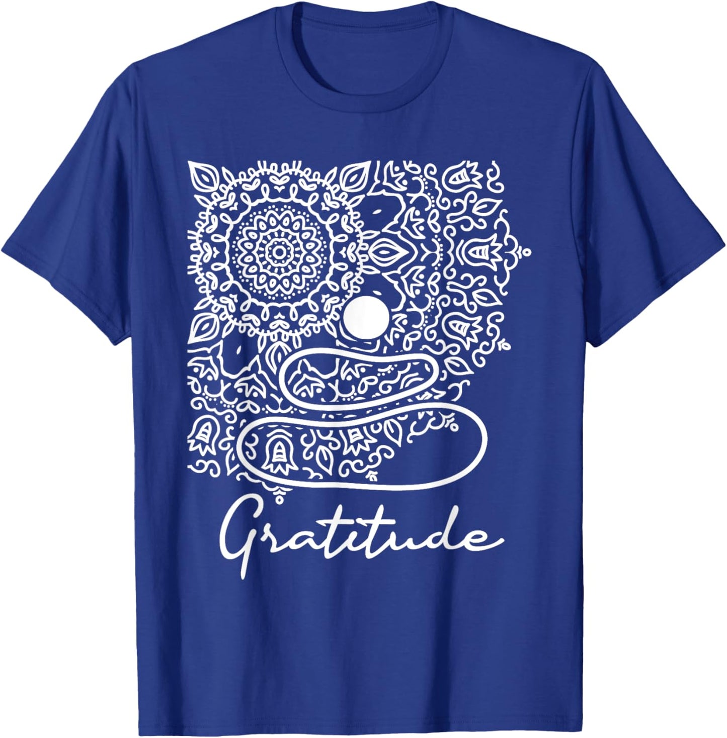 Gratitude - Reiki Master Holistic Healer Meditation Healing T-Shirt - T-Shirt | Royal