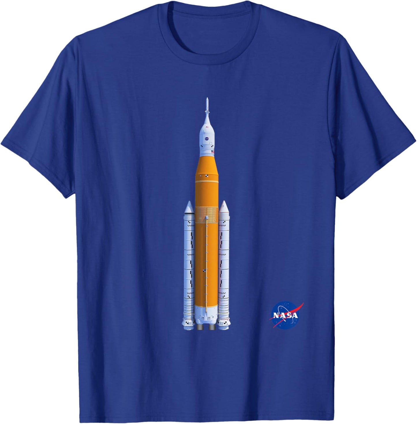 NASA Space Launch System SLS Insignia Meatball Logo T-Shirt - T-Shirt | Royal